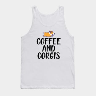 Coffee and corgis Tank Top